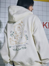 Thin King Bear Embroidery Hooded Zip-up Cream - CPGN STUDIO - BALAAN 3