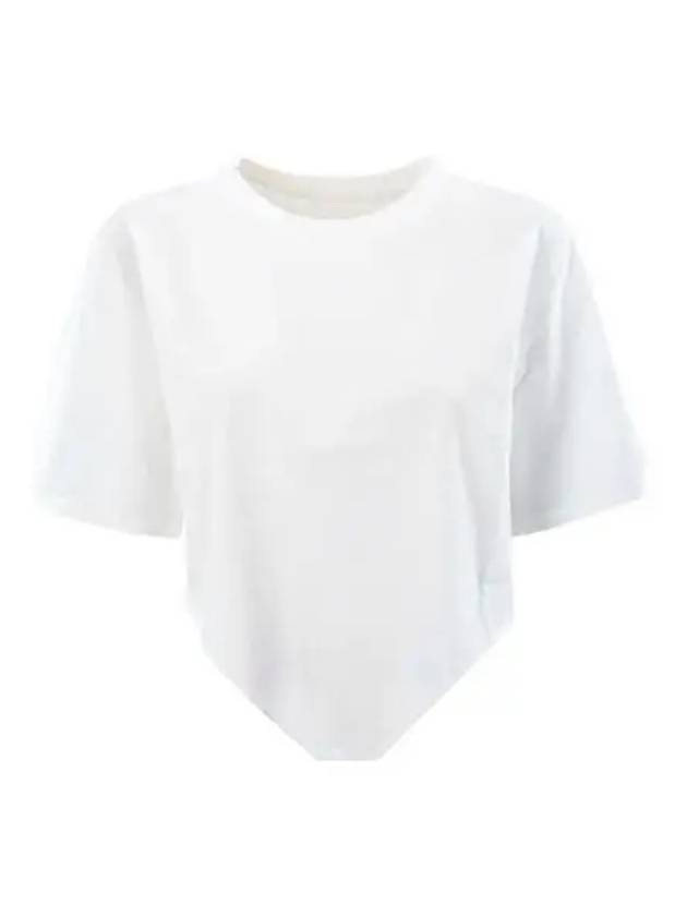 t shirt women bianco dona short sleeve white - MAISON MARGIELA - BALAAN 1