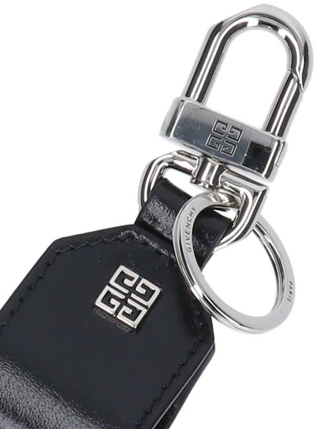 4G logo leather key holder black - GIVENCHY - BALAAN 4