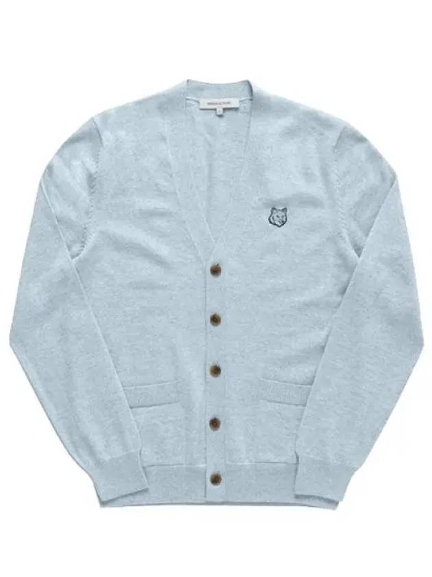 Bold Fox Head Patch Regular Cardigan Black - MAISON KITSUNE - BALAAN 2