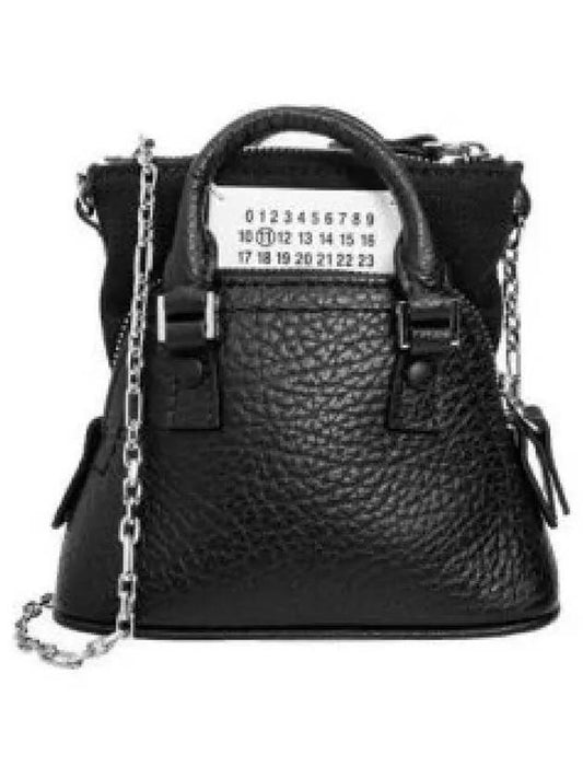 5AC Classic Baby Shoulder Bag Pale Black - MAISON MARGIELA - BALAAN 2