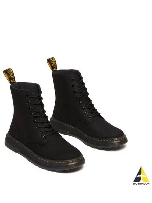 Dr Martens Crewson Buff Buck Black 31225001 - DR. MARTENS - BALAAN 1