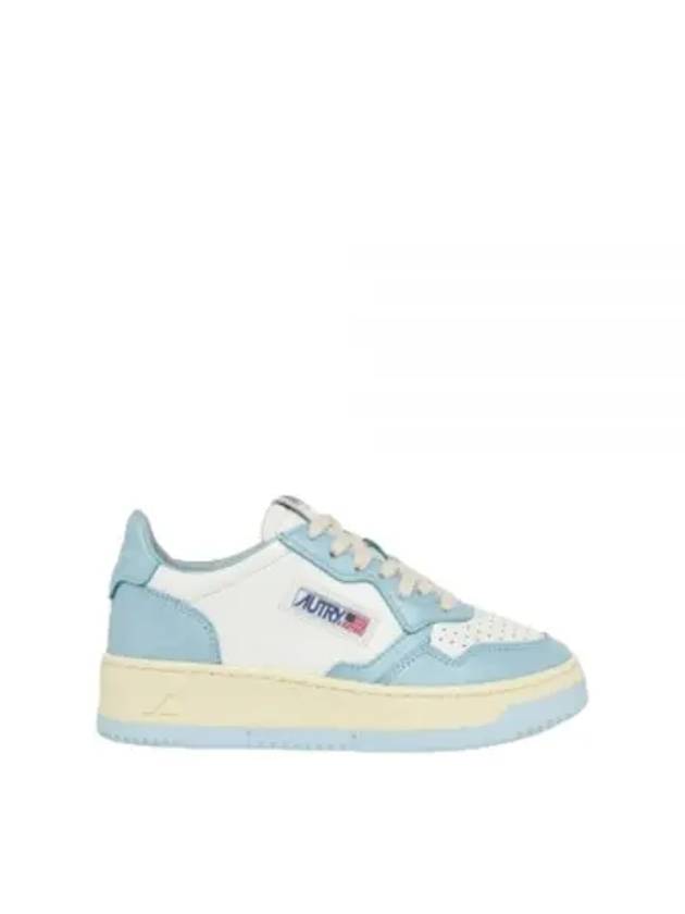 Women's Medalist Bi-Color Low-Top Sneakers Blue - AUTRY - BALAAN 2