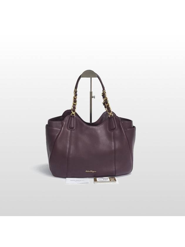 Ferragamo Gancini Melinda tote bag and shoulder AB 21 F076 - SALVATORE FERRAGAMO - BALAAN 1