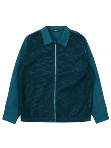 Fleshers Jacket P22W025GREEN Green - PLEASURES - BALAAN 1