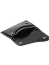 Dot Saddle Slim Mini Transportation Card Wallet Black - LE MASQUE - BALAAN 5