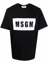 Short Sleeve T Shirt 2000MM520 200002 99 Black - MSGM - BALAAN 1