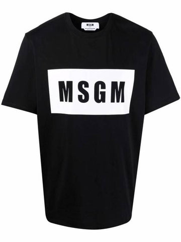 Short Sleeve T Shirt 2000MM520 200002 99 Black - MSGM - BALAAN 1