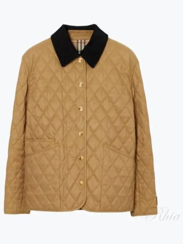 Dranefel Quilted Jacket Camel - BURBERRY - BALAAN 2