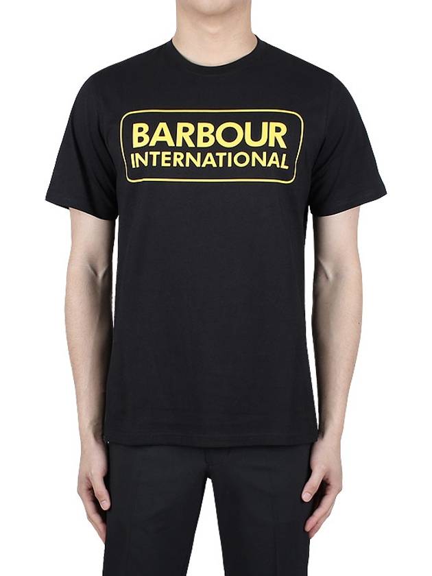 International Essential Large Logo Short Sleeve T-Shirt Black - BARBOUR - BALAAN 2