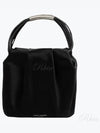 Logo Stamp Drawstring Small Tote Bag Black - SAINT LAURENT - BALAAN 2