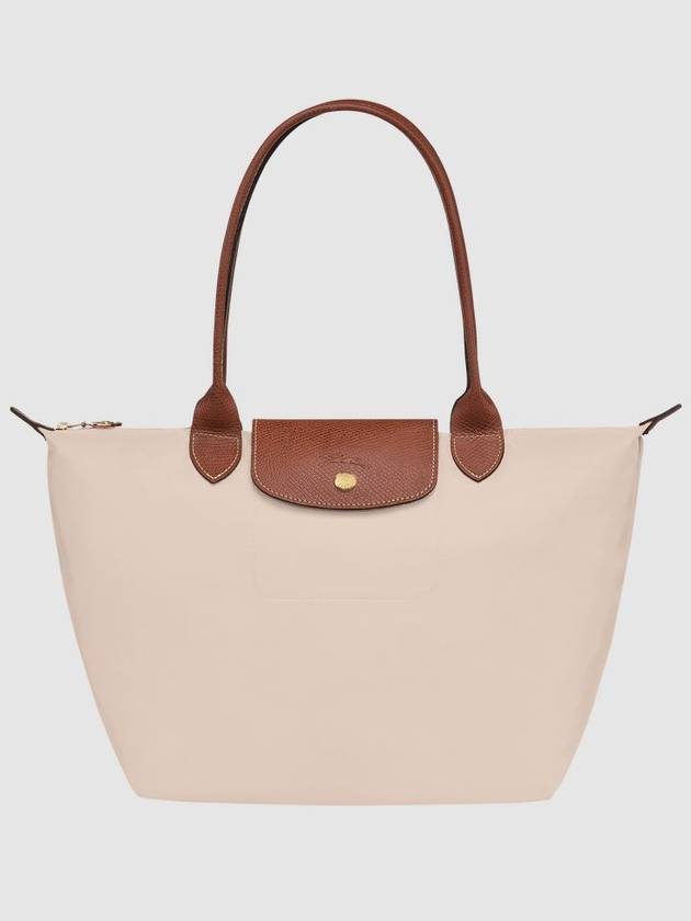 Le Pliage Original Medium Shoulder Bag Tote Paper Beige - LONGCHAMP - BALAAN 1