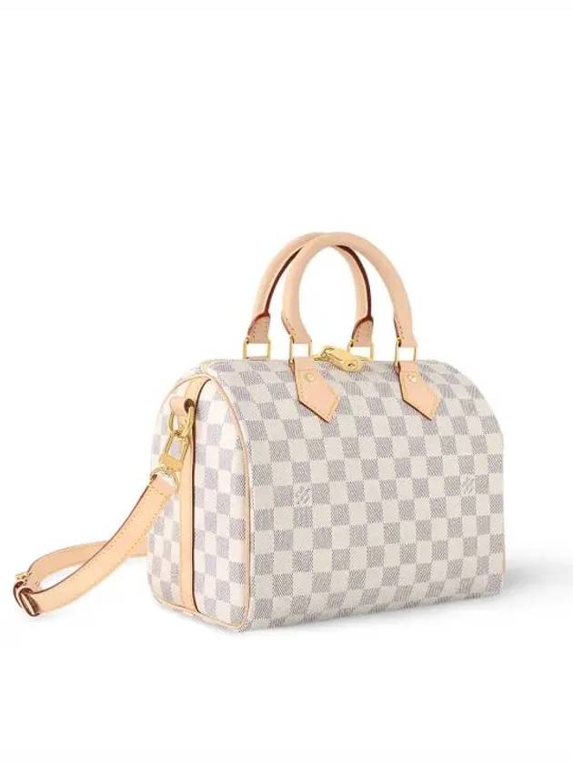 Speedy Bandouliere 25 Damier Azur Canvas Tote Bag Ivory - LOUIS VUITTON - BALAAN 3