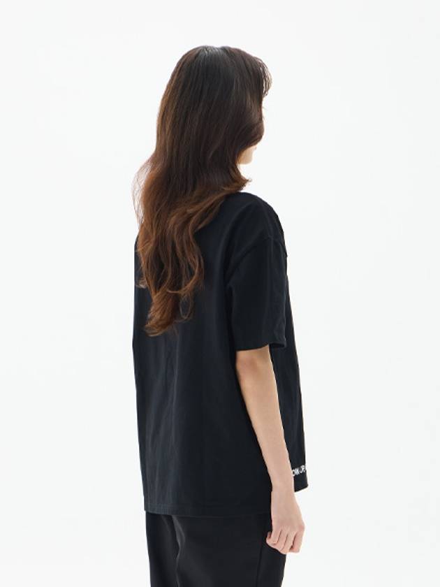 Life Standard Washing Short Sleeve T-Shirt Black - OVERTIA - BALAAN 7