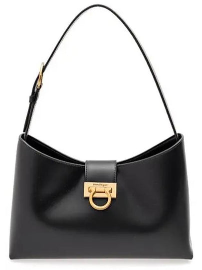 Trifolio Shoulder Bag Black - SALVATORE FERRAGAMO - BALAAN 2