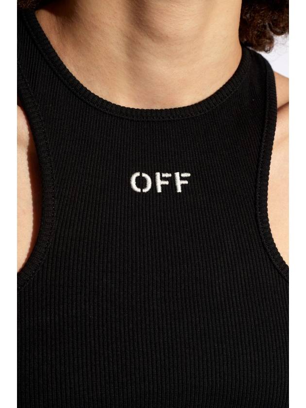 Off Stamp Rib Sleeveless Black - OFF WHITE - BALAAN 6