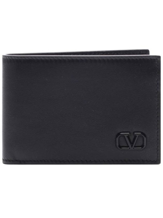 Men s V Logo Signature Half Wallet 5Y2P0T56 ZQU 0NO 24F - VALENTINO - BALAAN 2