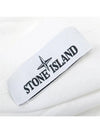 Logo Patch Short Sleeve T-Shirt White - STONE ISLAND - BALAAN 5