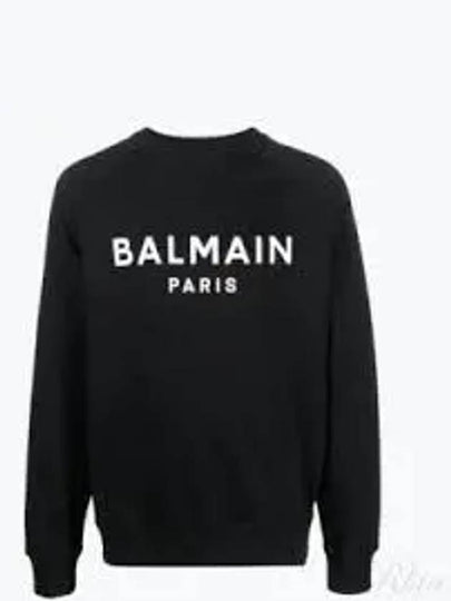 Logo Printing Sweatshirt Black - BALMAIN - BALAAN 2