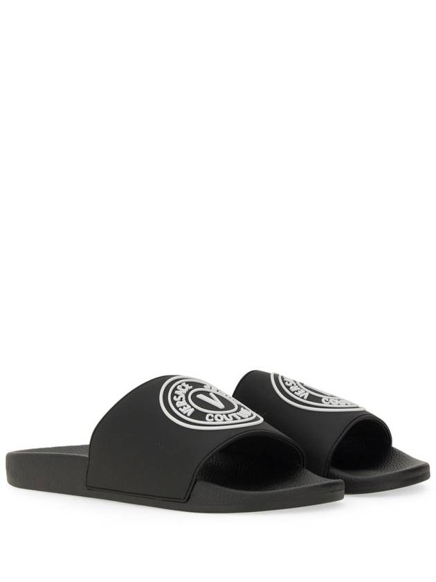 SLIDE SANDAL WITH LOGO - VERSACE - BALAAN 2