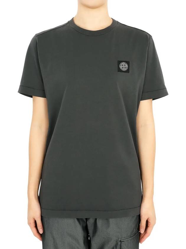 Kids 30/1 Cotton Jersey Short Sleeve T-Shirt Grey - STONE ISLAND - BALAAN 4