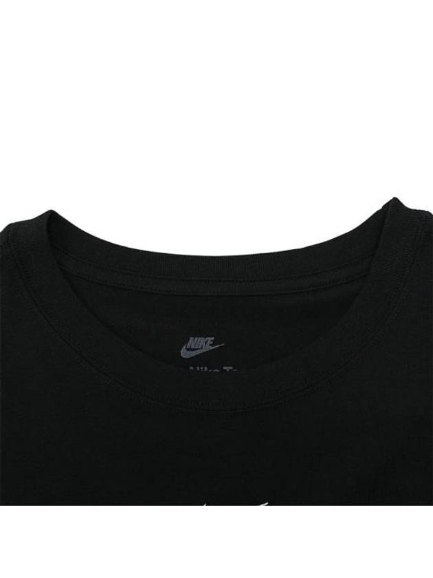 Women's Sportswear Chill Knit Short Sleeve T-Shirt Black - NIKE - BALAAN 4