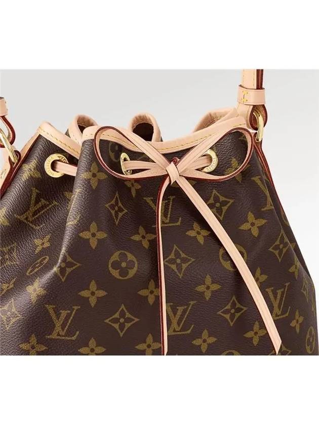 Petit Noe Monogram Bucket Bag Brown - LOUIS VUITTON - BALAAN 3