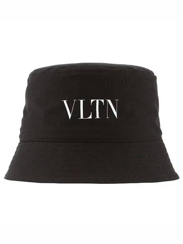 VLTN Print Bucket Hat Black - VALENTINO - BALAAN 3