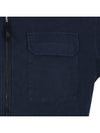 Gabardine Zipped Long Sleeve Shirt Navy - CP COMPANY - BALAAN 9