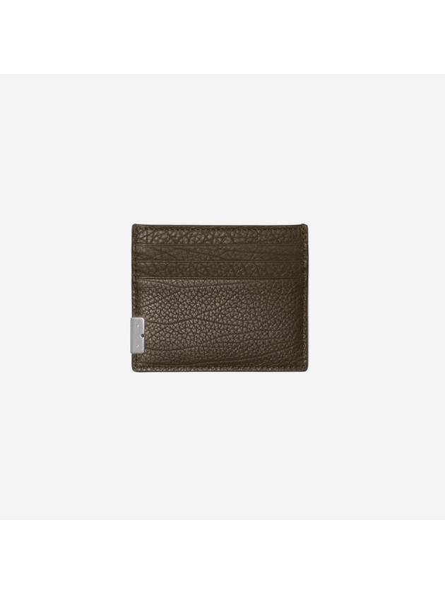 Tall B Leather Card Wallet Brown - BURBERRY - BALAAN 3