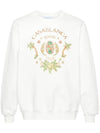 Joyaux D'Afrique Tennis Club Sweatshirt White - CASABLANCA - BALAAN 2