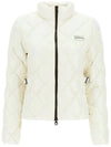 Sora quilted short padded jacket white - DUVETICA - BALAAN 2