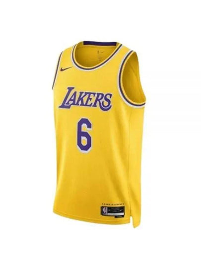 Lebron James LA Lakers Swingman Jersey Sleeveless Yellow - NIKE - BALAAN 2