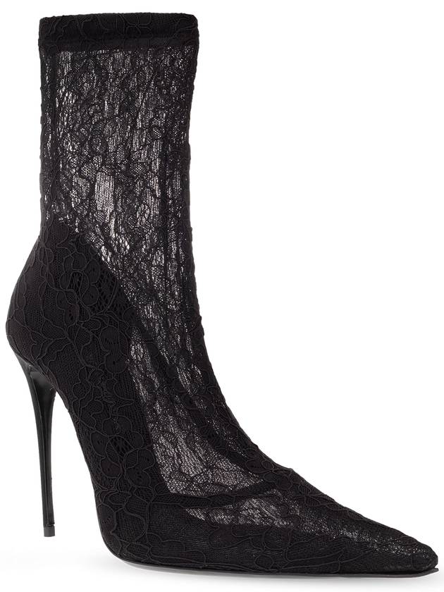 23 fw CORDONETTO Lace Ankle Boots Dolce GABBANA CT0959 AP739 8B956 B0230744622 - DOLCE&GABBANA - BALAAN 7