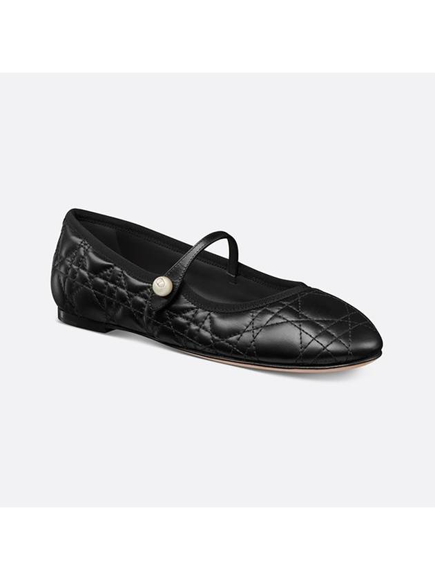 Quilted Cannage Lambskin Ballet Flats Black - DIOR - BALAAN 2