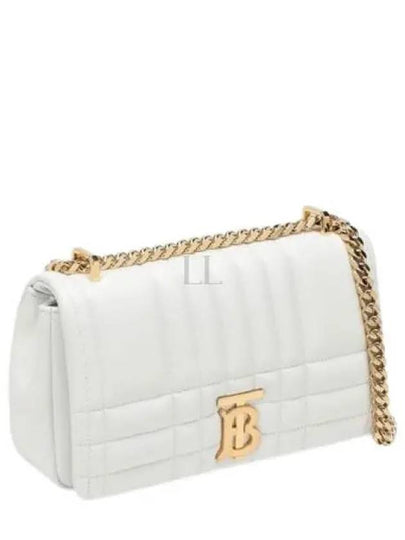 Lola Small Shoulder Bag Optic White - BURBERRY - BALAAN 2