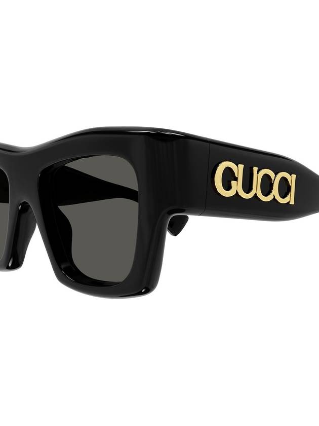 24SS Sunglasses GG1772S 001 BLACK BLACK GRAY - GUCCI - BALAAN 5