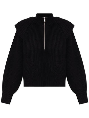 Gestuz Ribbed Cardigan Madiagz, Women's, Black - GESTUZ - BALAAN 1