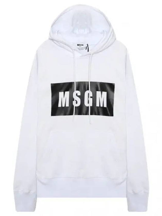 box logo hooded sweatshirt men - MSGM - BALAAN 1