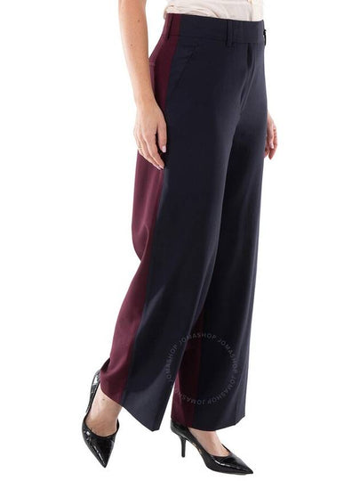 Burberry Ladies Navy Black Jane Tailored Trousers, Brand Size 6 (US Size 4) - BURBERRY - BALAAN 2