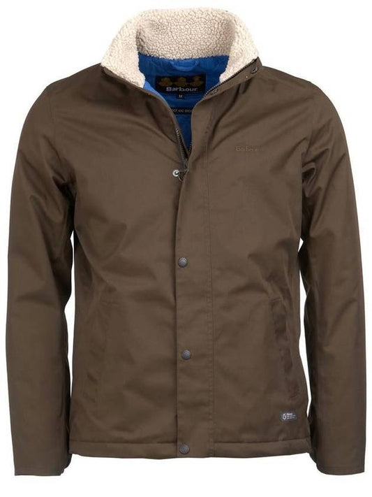 Scout Fleece Jacket Dark Olive - BARBOUR - BALAAN 1