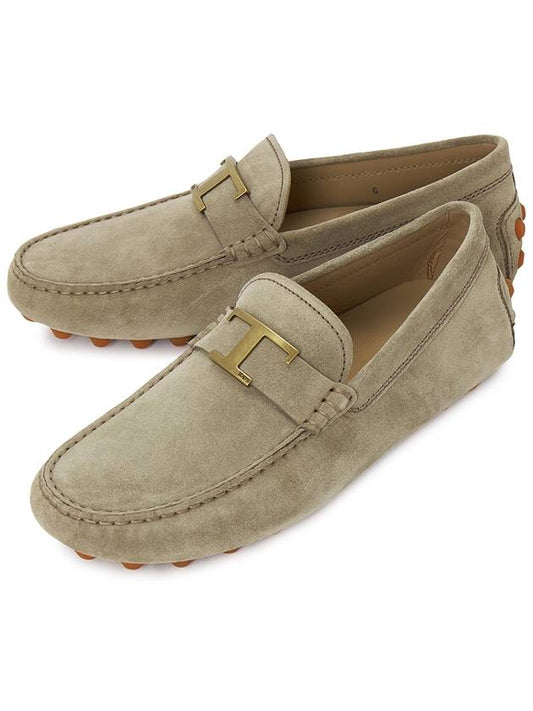 Timeless Gommino Suede Driving Shoes Beige - TOD'S - BALAAN 2