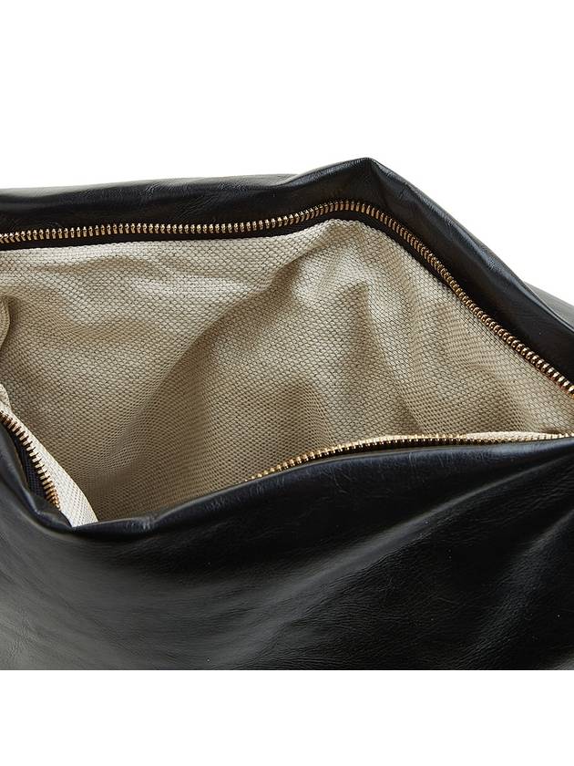 Pillow Leather Clutch Bag Black - BOTTEGA VENETA - BALAAN 11