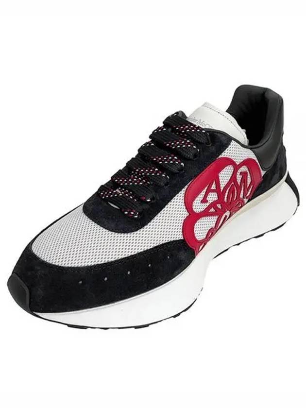 Sprint Runner Low Top Sneakers Black - ALEXANDER MCQUEEN - BALAAN 2