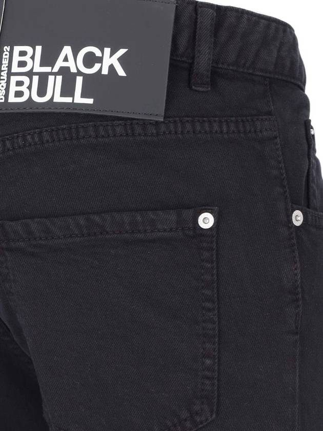 Bull Crop Jeans Black - DSQUARED2 - BALAAN 5