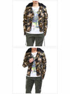 Camo Biker Hooded Jacket Green - BALMAIN - BALAAN 4