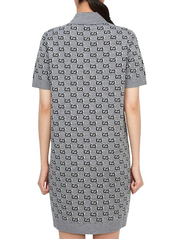 Women s Collar Short Sleeve One Piece 800367 XKD8R 1136 - GUCCI - BALAAN 3