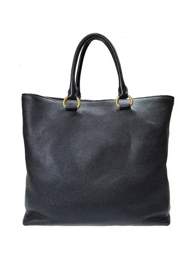 Vitello Milan Logo Phoenix Tote Bag Black - PRADA - BALAAN 6