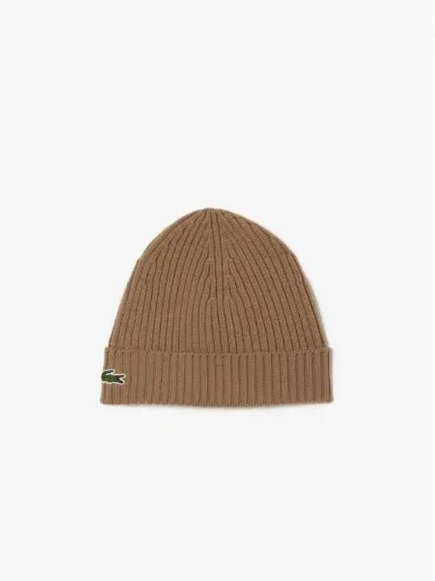 Wool tissue beanie RB0001 54N SIX domestic product GQ2N24090541824 - LACOSTE - BALAAN 1