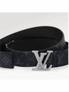 Men's LV Pyramide 40MM Leather Belt Black - LOUIS VUITTON - BALAAN 4